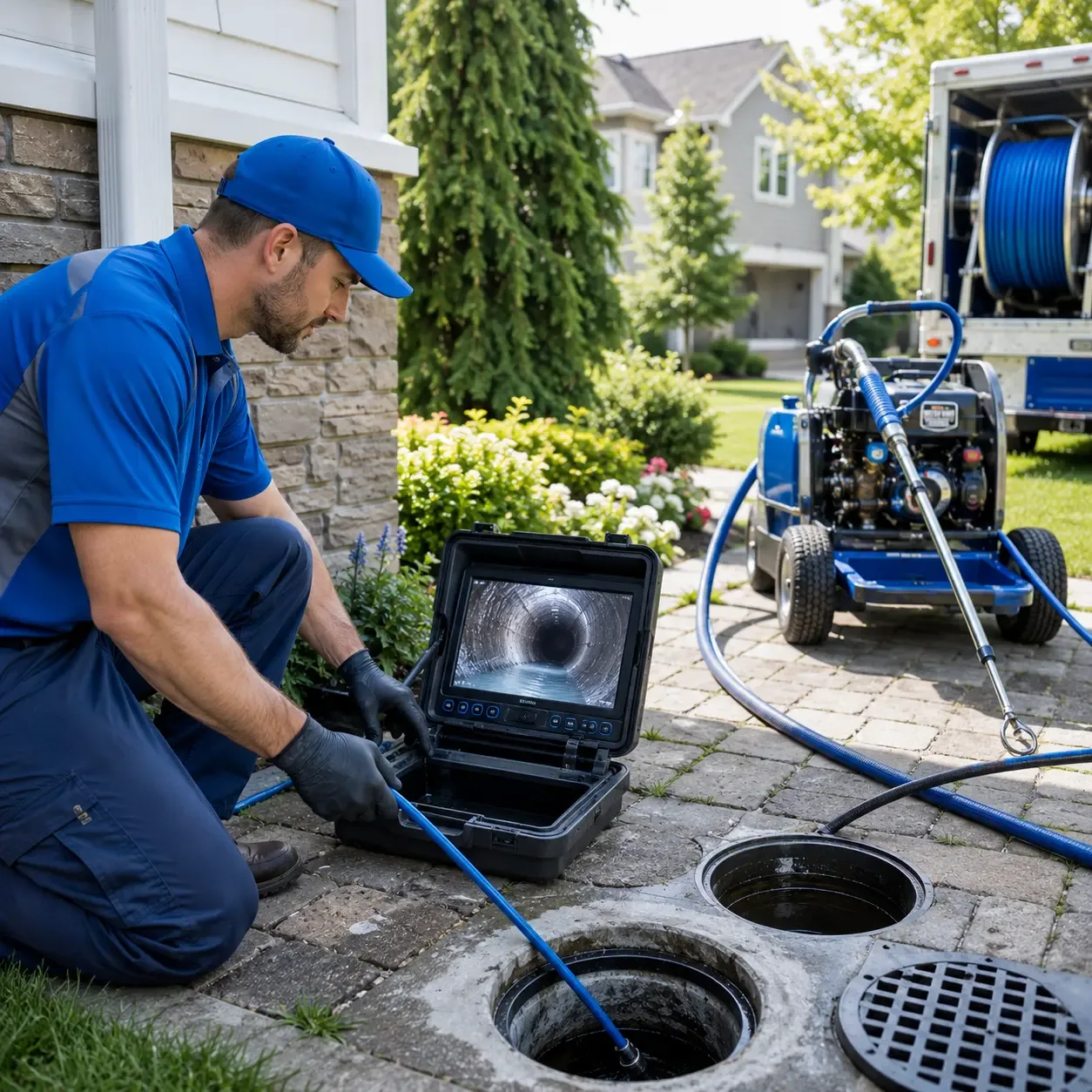 Outdoor drain cleaning professionals serving Newcomb, MD